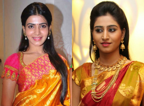 7 Beautiful Hairstyles For Silk Saree - Candy Crow
