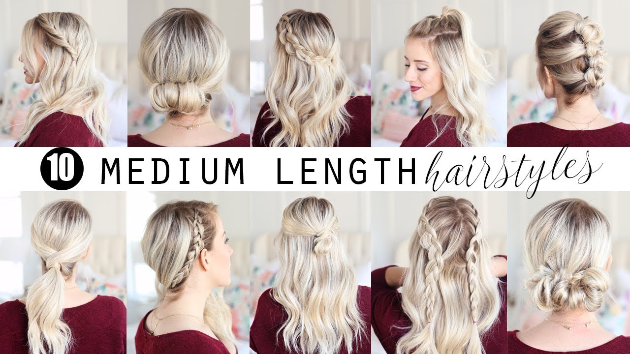 6. "Gorgeous Blonde Haircut Ideas for Medium Length Hair" - wide 7